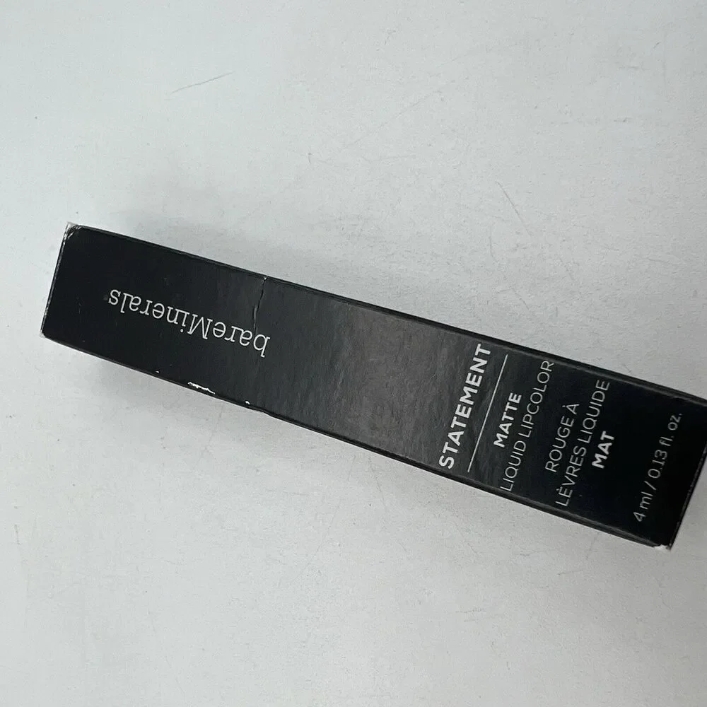bareMinerals Statement Liquid Lipcolor FIRE Matte Full Size 4 ml NEW